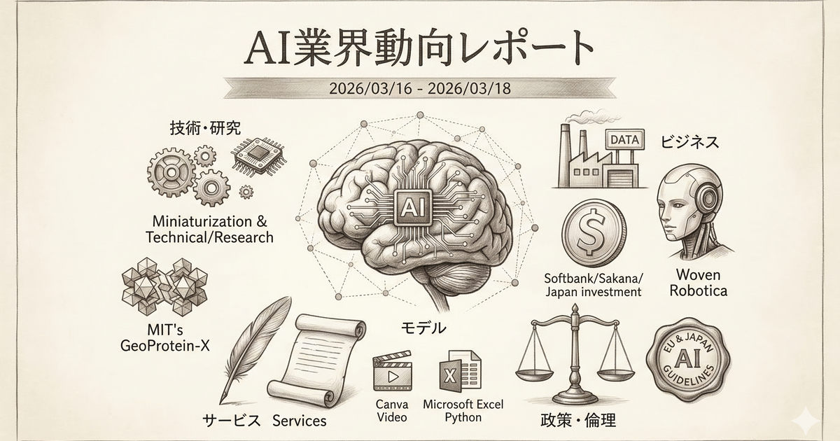 image from AI業界動向レポート（2026/03/16 - 2026/03/18）