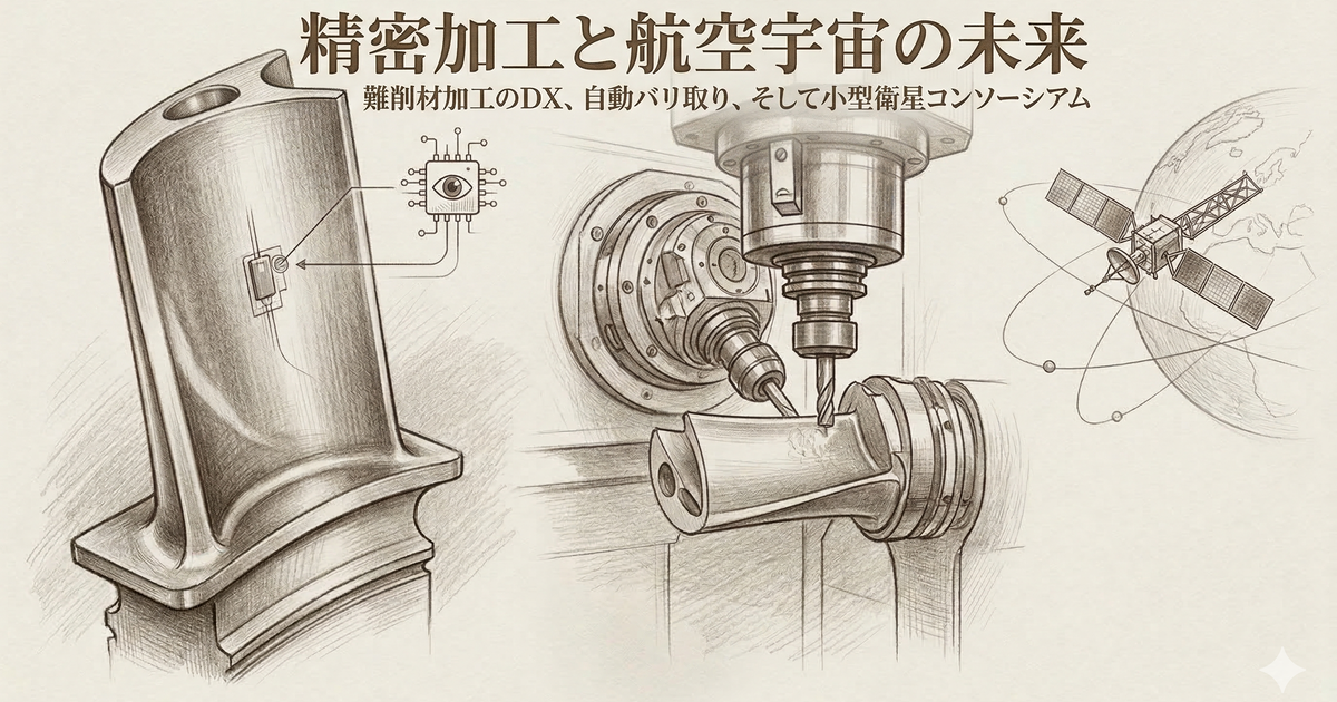 image from 【Weekly】精密加工・航空宇宙業界ニュース：難削材加工のDXとエンジン部品サプライチェーンの再構築